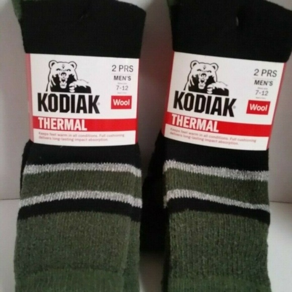 Kodiak Other - Kodiak Thermal Wool Socks 4 Pairs Men's 7-12 Green